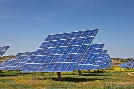 Solarpanel zur Energieeinsparung